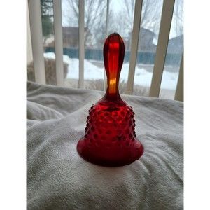 Vintage Fenton Amberina Bell